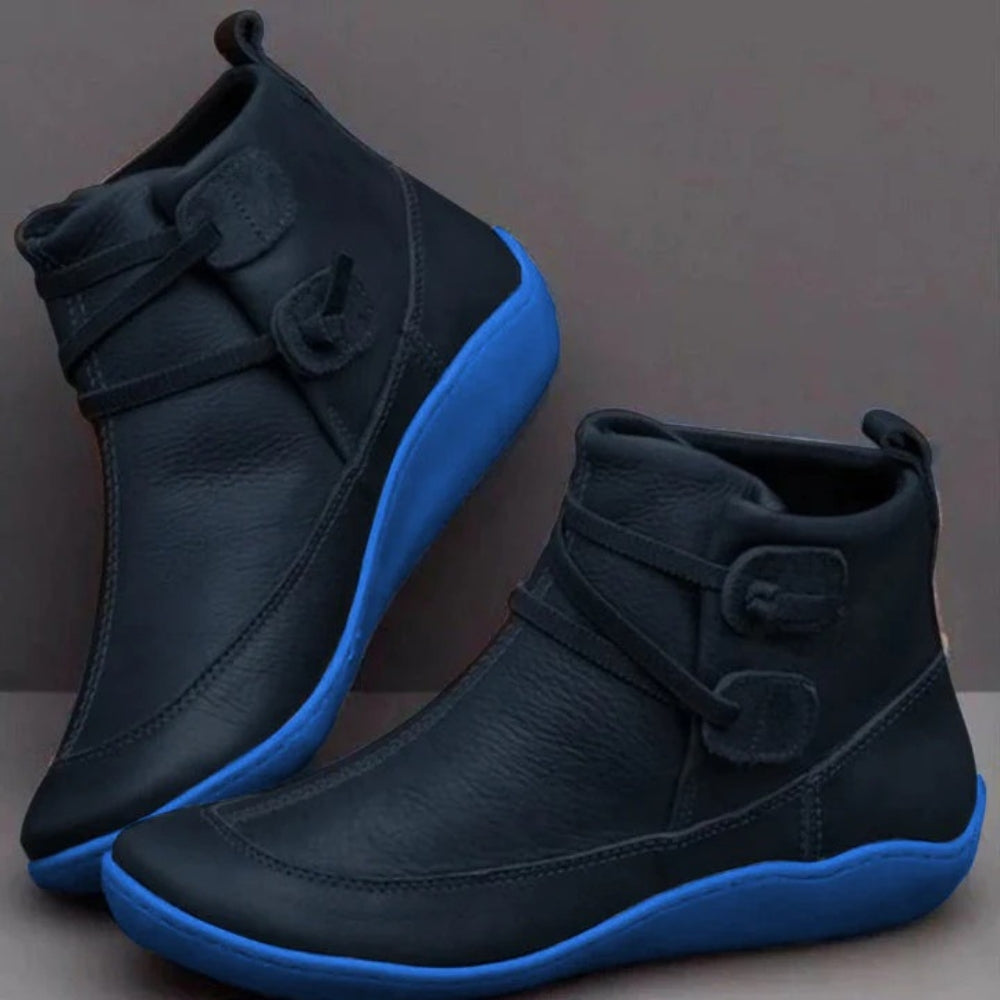Vattentäta stövlar - Slip-on design med vadderad insida