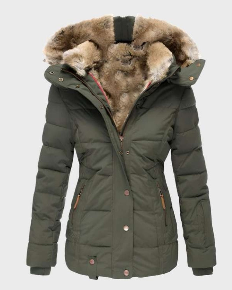 Vinterjakke Dame – Vandafvisende jakke med slim fit til kolde dage