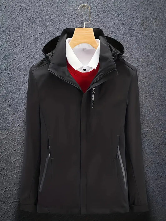 Dame Vinterjakke med Hætte - Vindbeskyttelse & Komfort