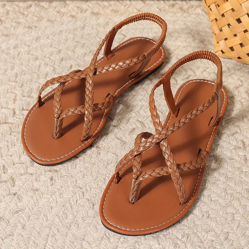 Livia | Eleganta Flata Sandaler för Vår och Sommar