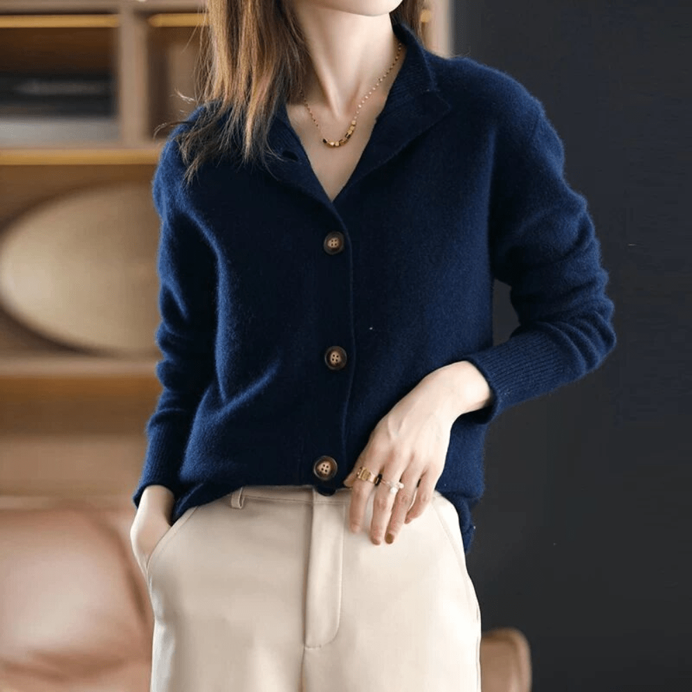 Luksuriøs Cashmere Cardigan til Elegante Dage