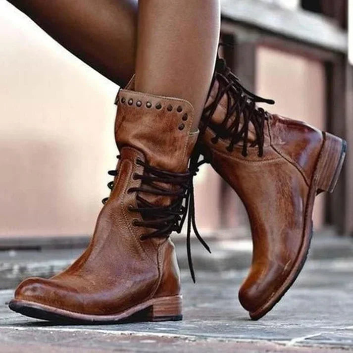 Vinterstövlar för dam med dragkedja | Klassiska boots och stövletter