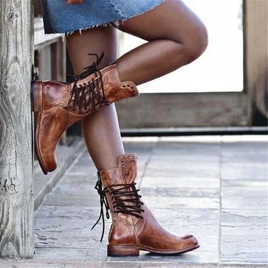 Vinterstövlar för kvinnor med dragkedja | Klassiska boots och stövletter