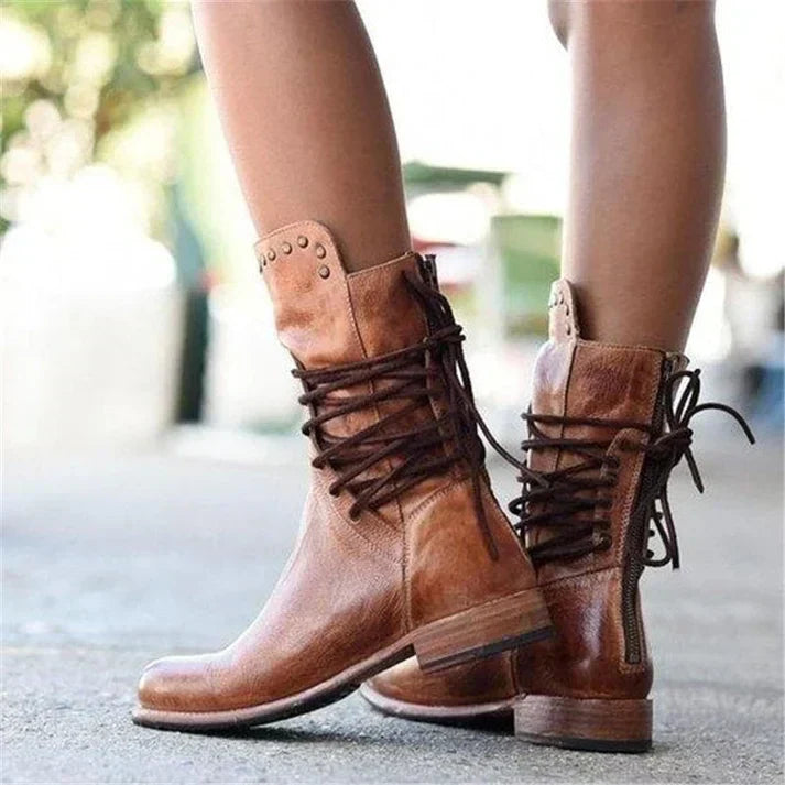 Vinterstövlar för dam med dragkedja | Klassiska boots och stövletter