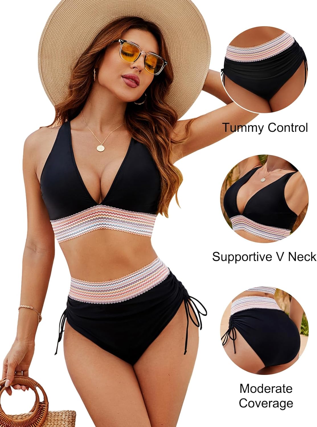 Bikini med Crop Top - Varmt och Trendigt Badmode