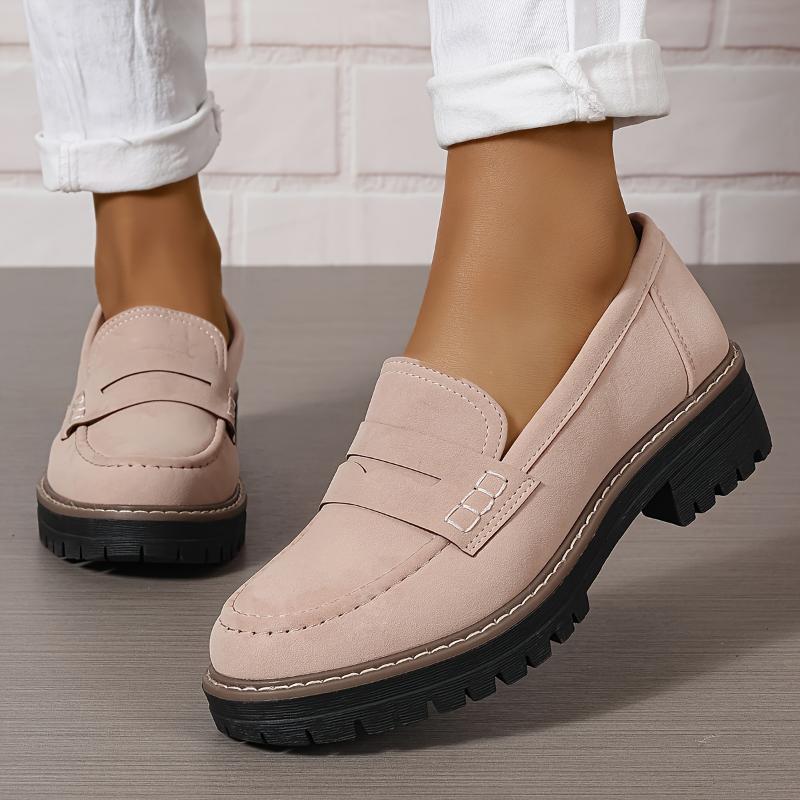 Stella – Eleganta Loafers med Distinkt Sula