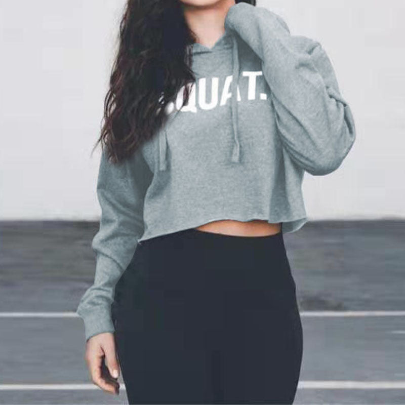 Korte Hoodie til Damer med Inspirerende Budskab fra StjerneStil