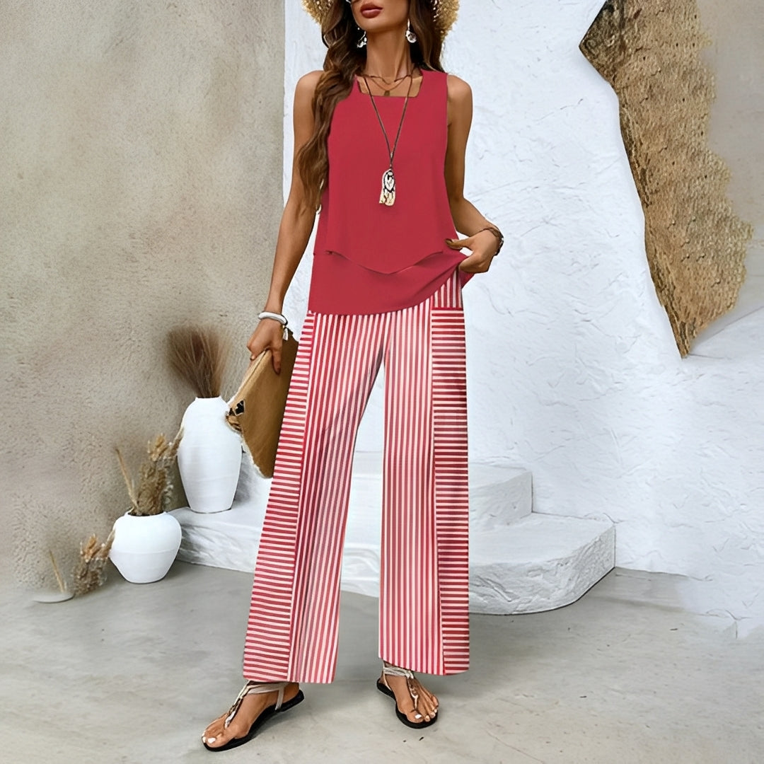 Sienna - Stilrent Set för Sommarens Eleganta Ögonblick
