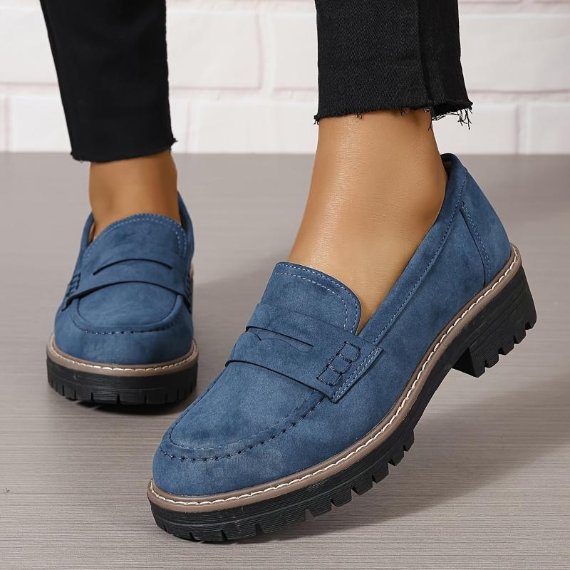 Stella – Eleganta Loafers med Distinkt Sula