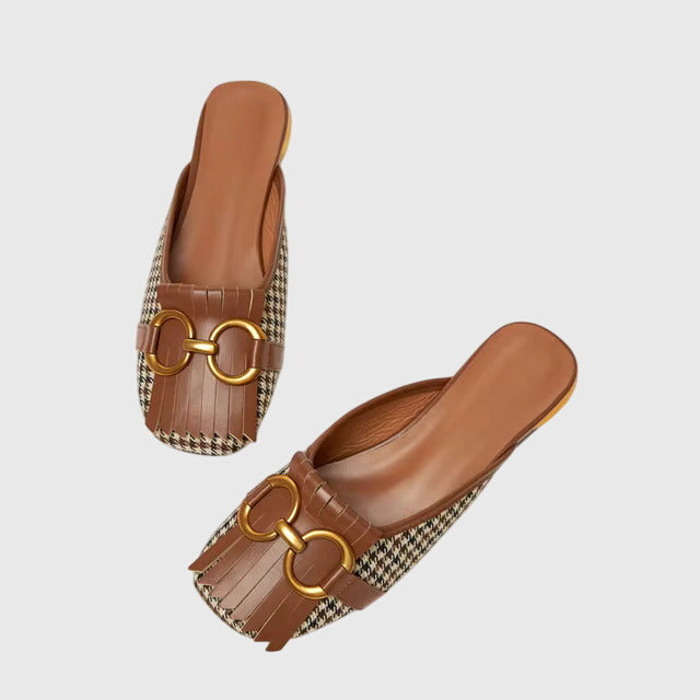 Dame Slip-on Sandaler med Komfortabelt Snallespænde