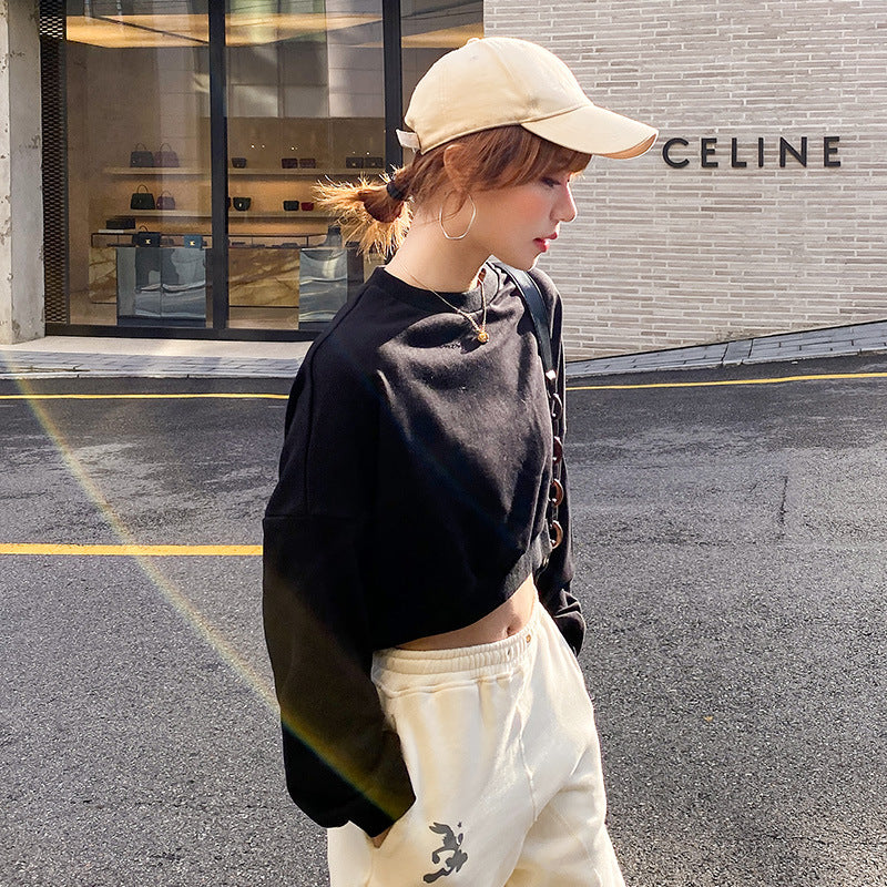 Moderne cropped Sweatpullover til kvinder fra StyleVibe