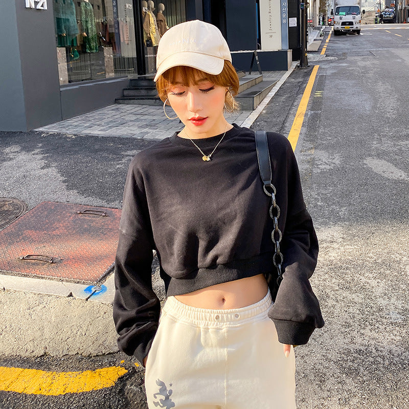 Moderne cropped Sweatpullover til kvinder fra StyleVibe
