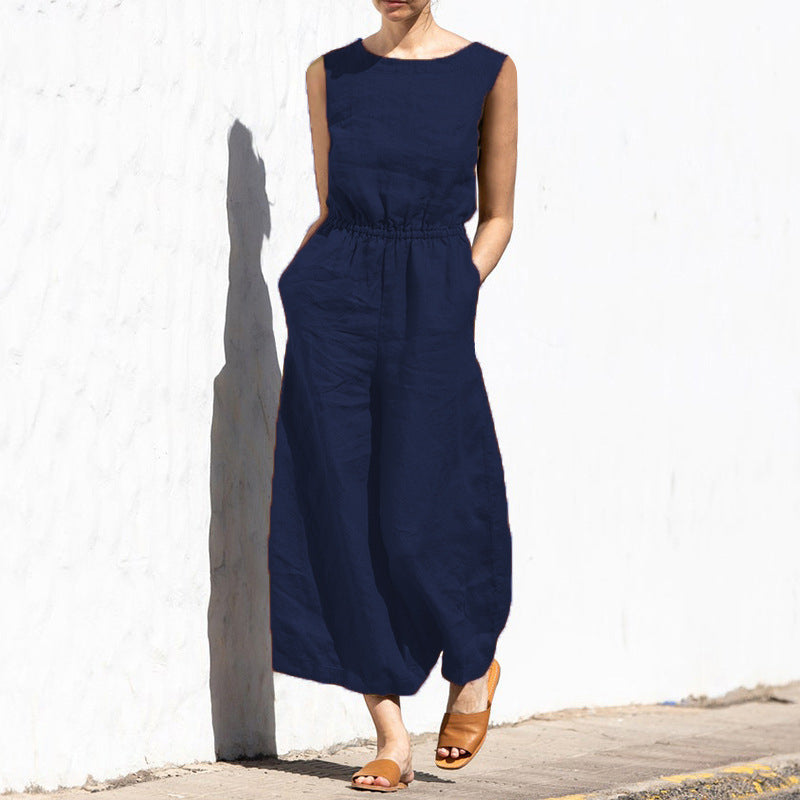 Sofia - Elegant ärmlös jumpsuit för stilmedvetna kvinnor