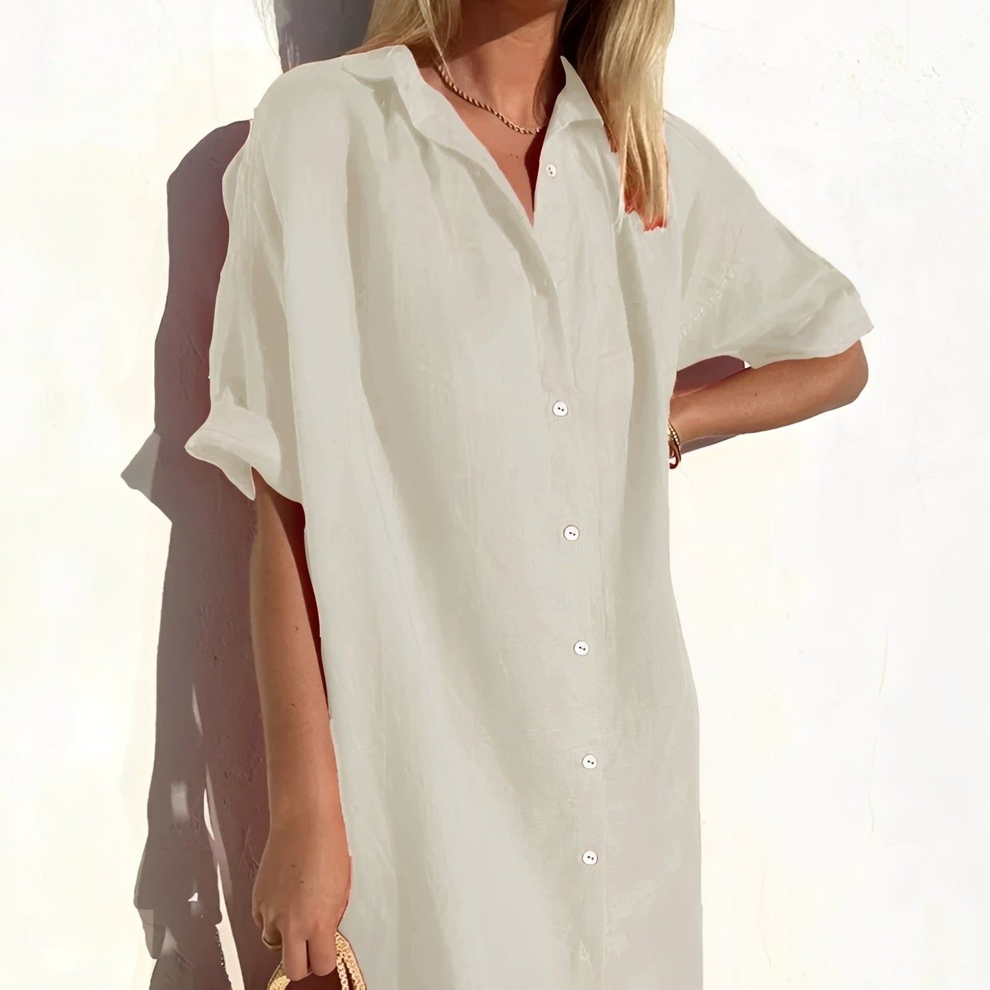Evelina - Elegant och Avslappnad Klänning