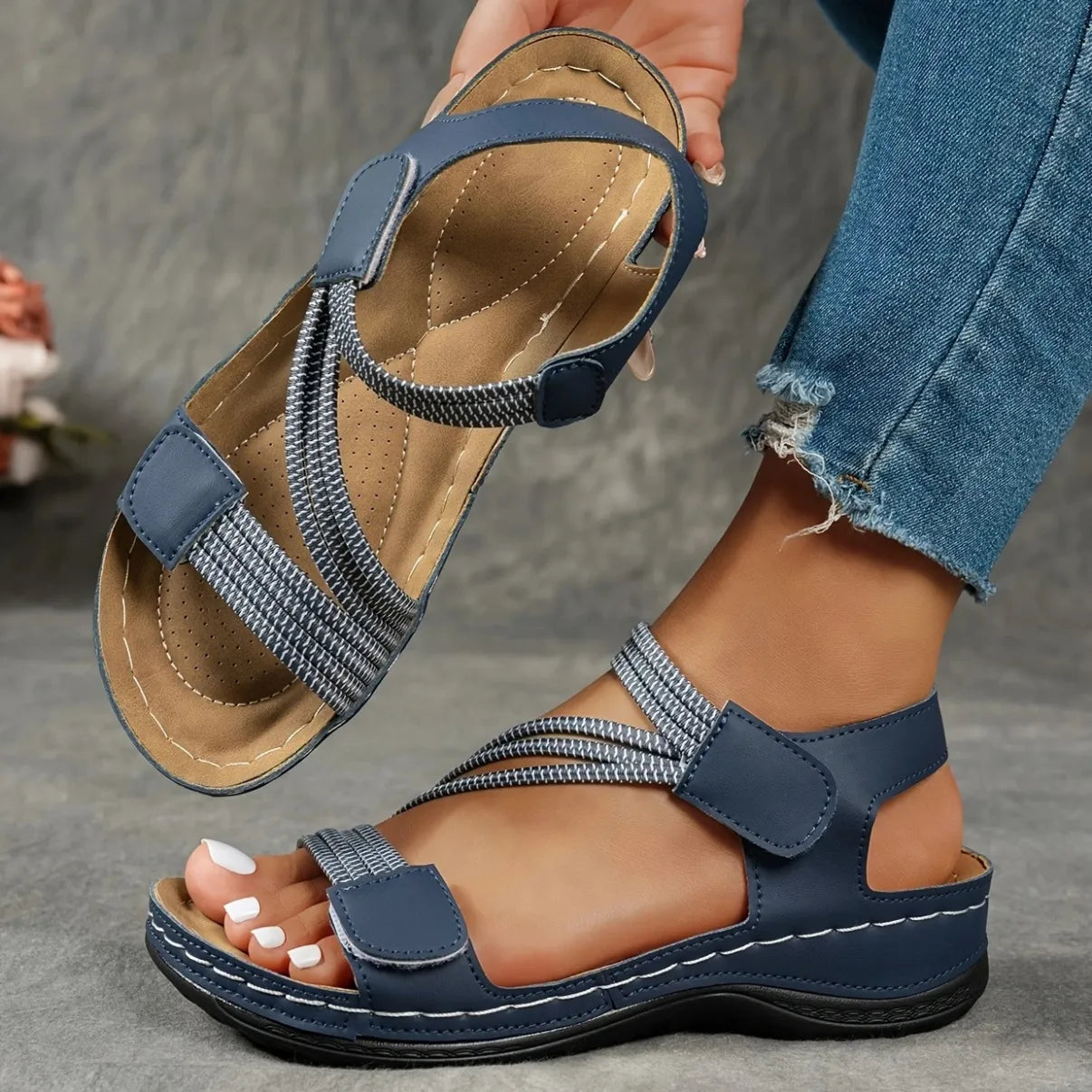 Sandaler för kvinnor med komfort – Felicia-modell