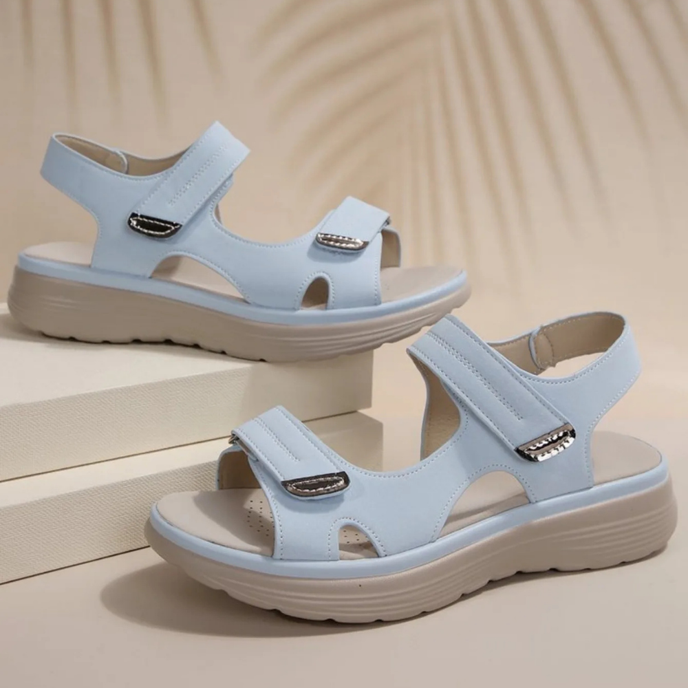 Ortopediska Sandaler för Dam med Justerbar Design