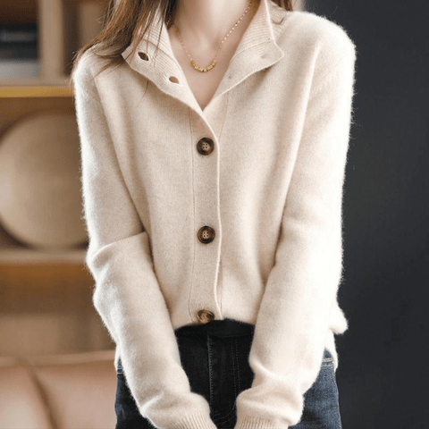 Luksuriøs Cashmere Cardigan til Elegante Dage