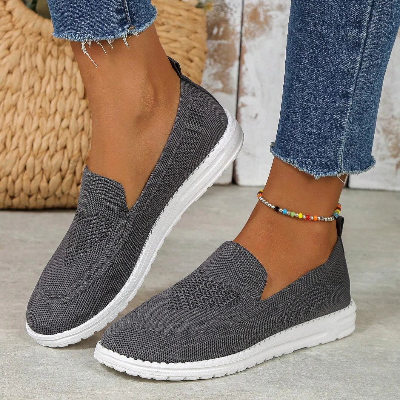 Liva | Trendiga Slip On Sneakers för Damer