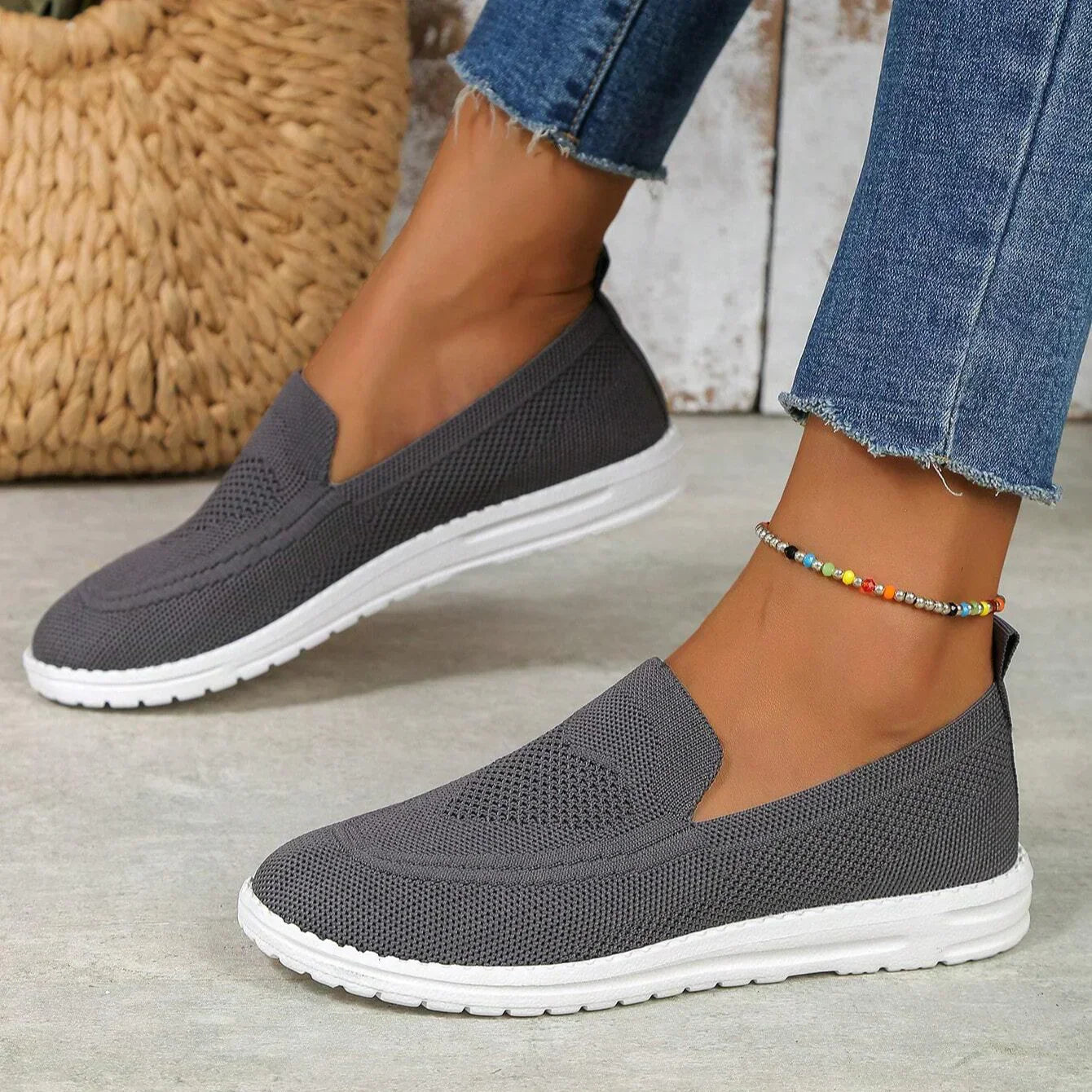 Liva | Trendiga Slip On Sneakers för Damer