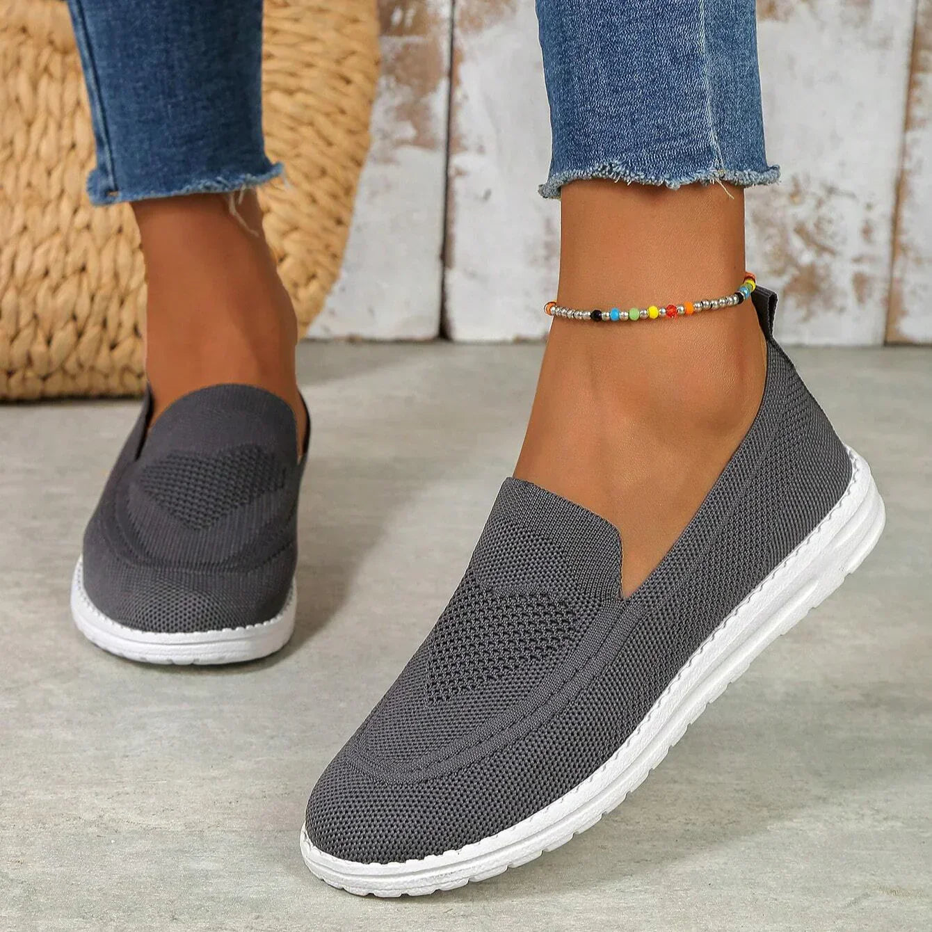 Liva | Trendiga Slip On Sneakers för Damer