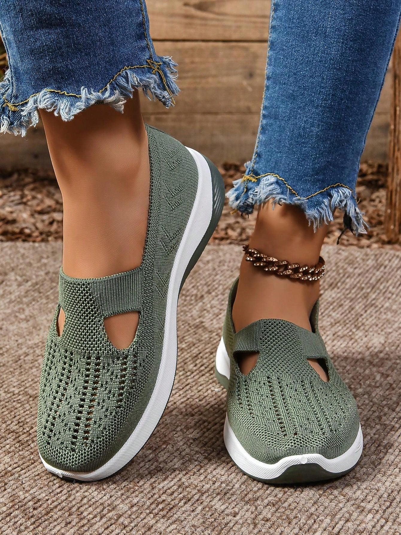 Sofia | Eleganta Slip-On Skor för Sommarens Äventyr