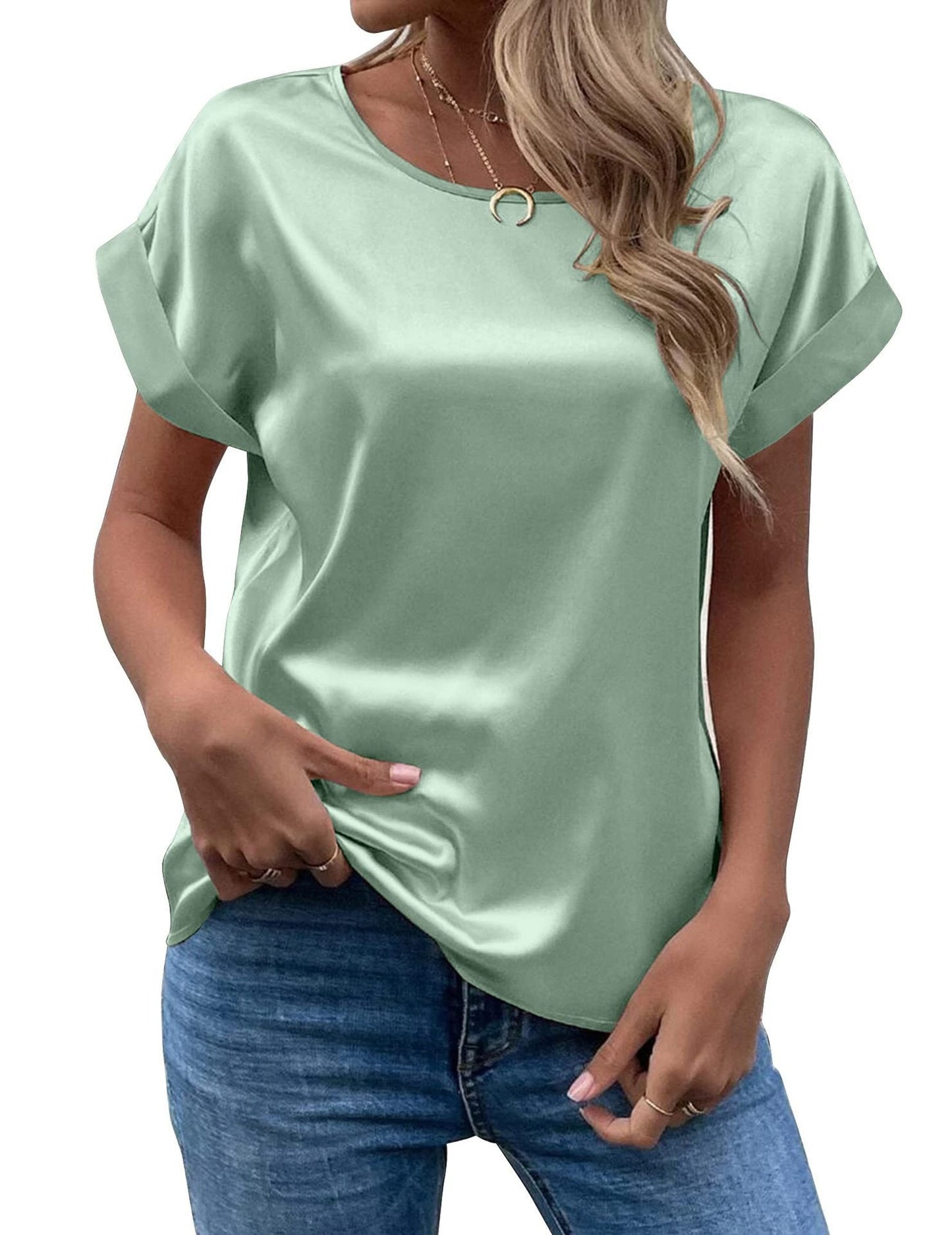 Sienna - Avslappnat T-shirt för Kvinnor