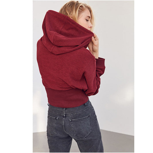 Klassisk cropped hættetrøje fra UrbanChic