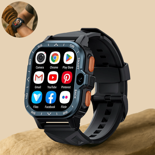VarmNord – SIM Smartwatch | Opkald & Video IP68 stødresistent | Udendørs Arbejde Herrer
