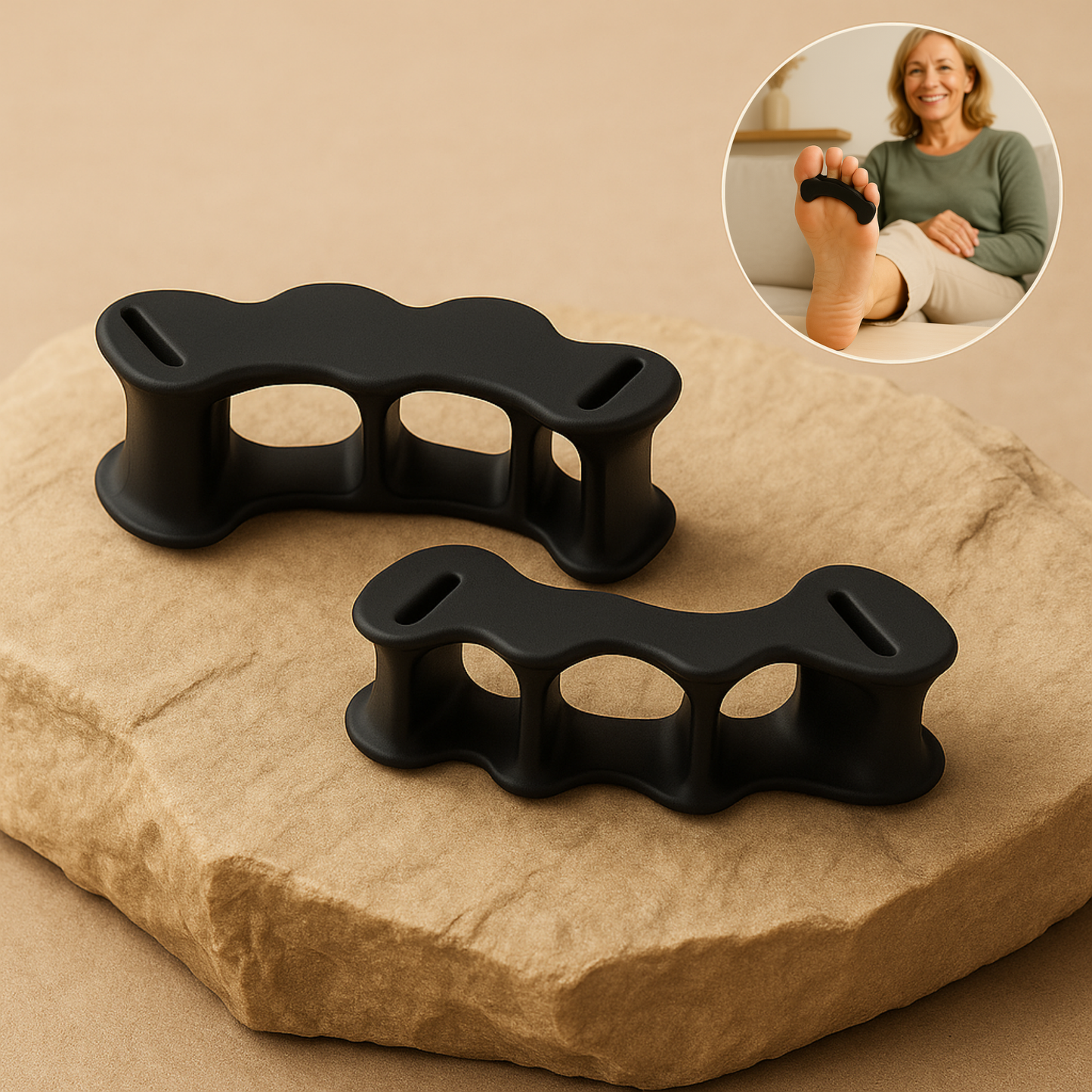 VarmNord – Hallux Valgus toe separator | soft silicone gel | everyday & pain reduction for toe misalignment