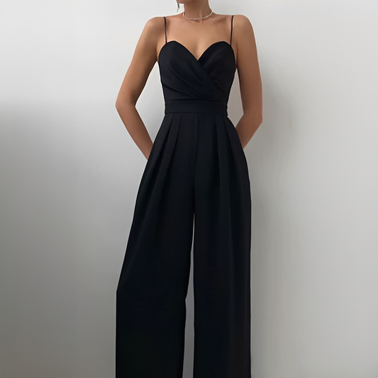 Lysande Jumpsuit för Moderna Kvinnor med Lätt Benvidd