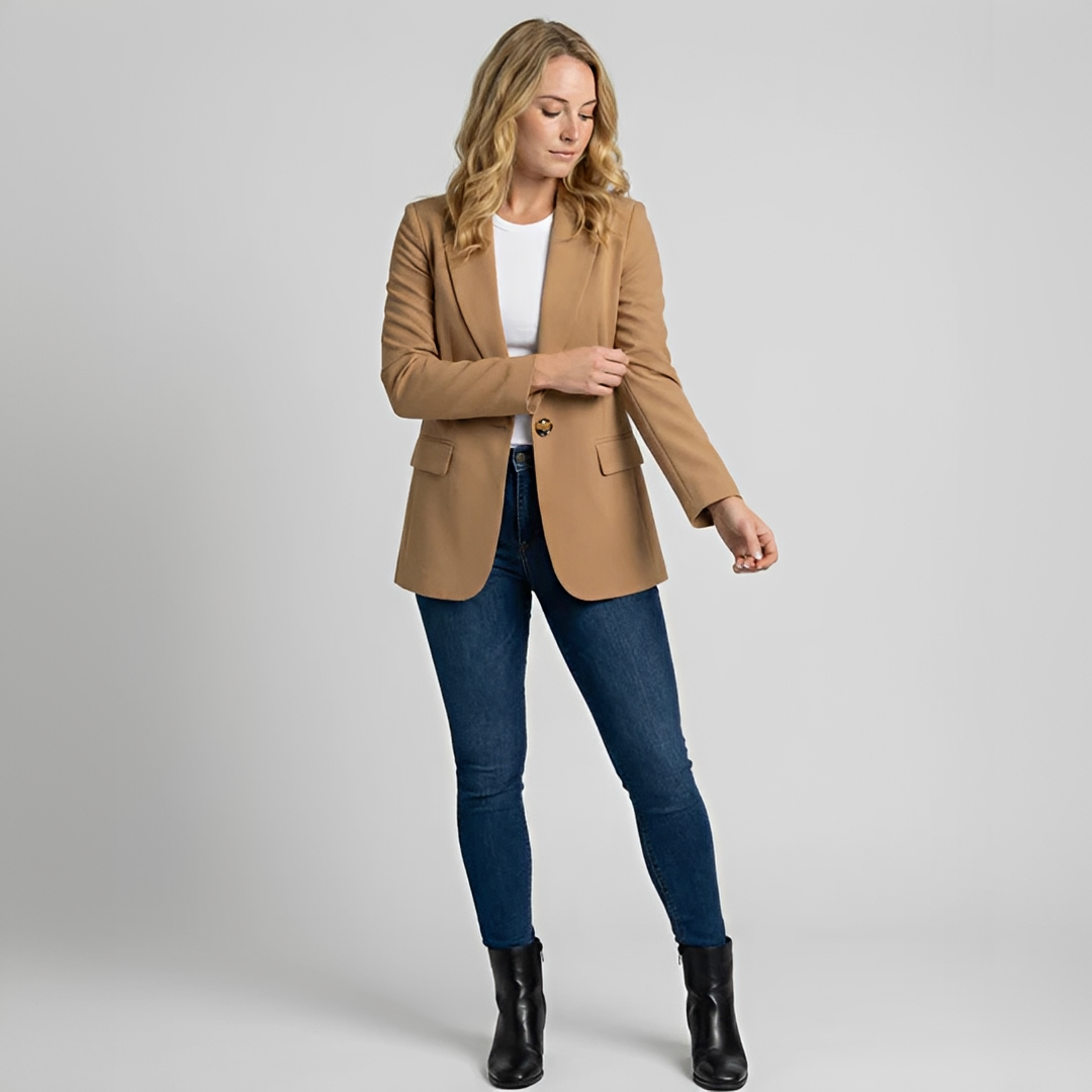 Luna - Chic Blazer för Den Moderna Kvinnan