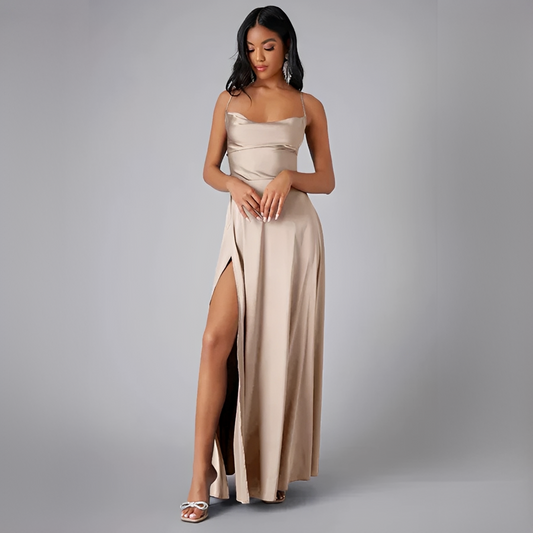 Lysande Sommardröm: Elegant Klänning för Kvinnor
