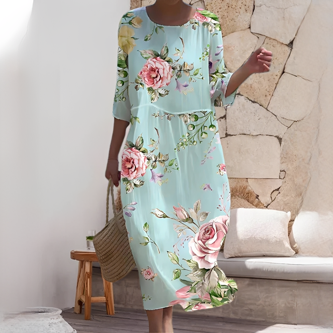 Florensia - Elegant och Luftigt Sommarklänning för Kvinna