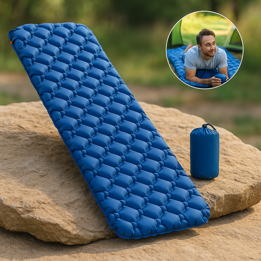 VarmNord – Ultralet Udendørs Luftmadras | Hurtig oppustelig Rutsjesikker Vandtæt | Camping Trekking Søvnkomfort