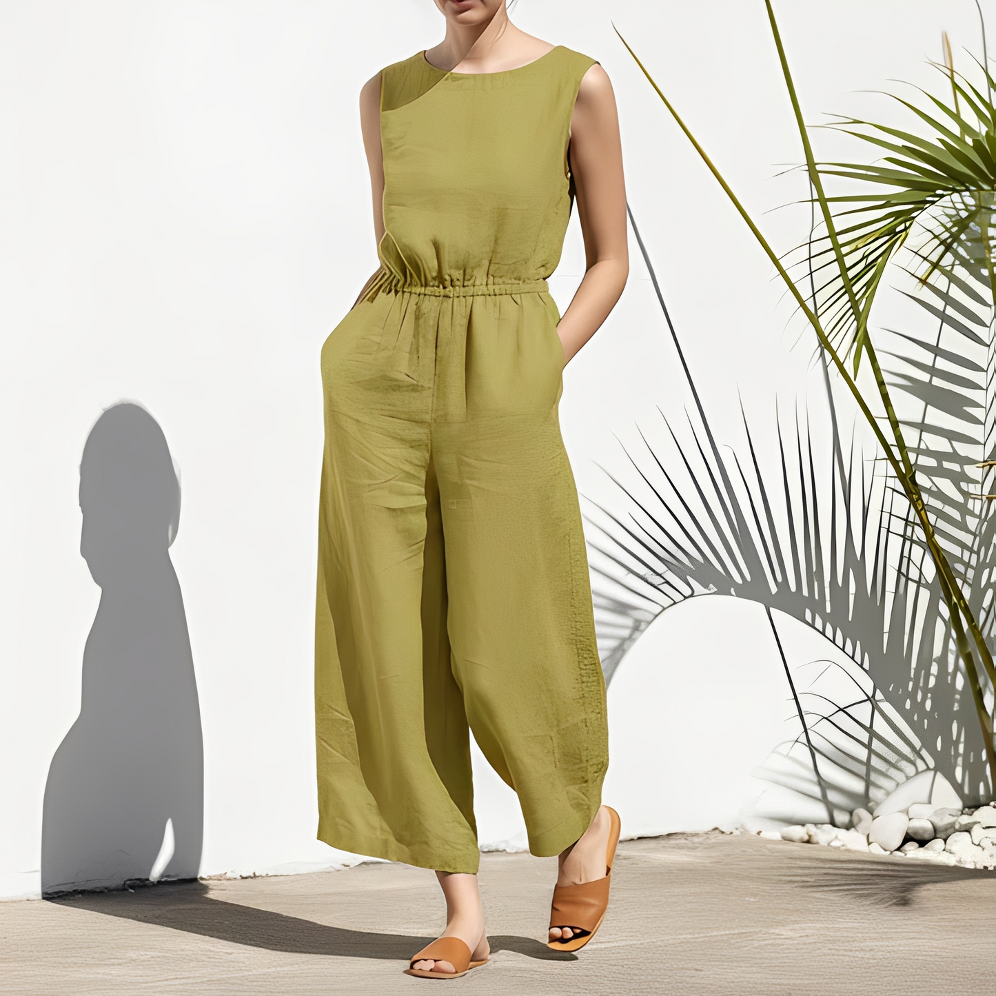 Soleil - Chic Sommaroverall för Kvinnor