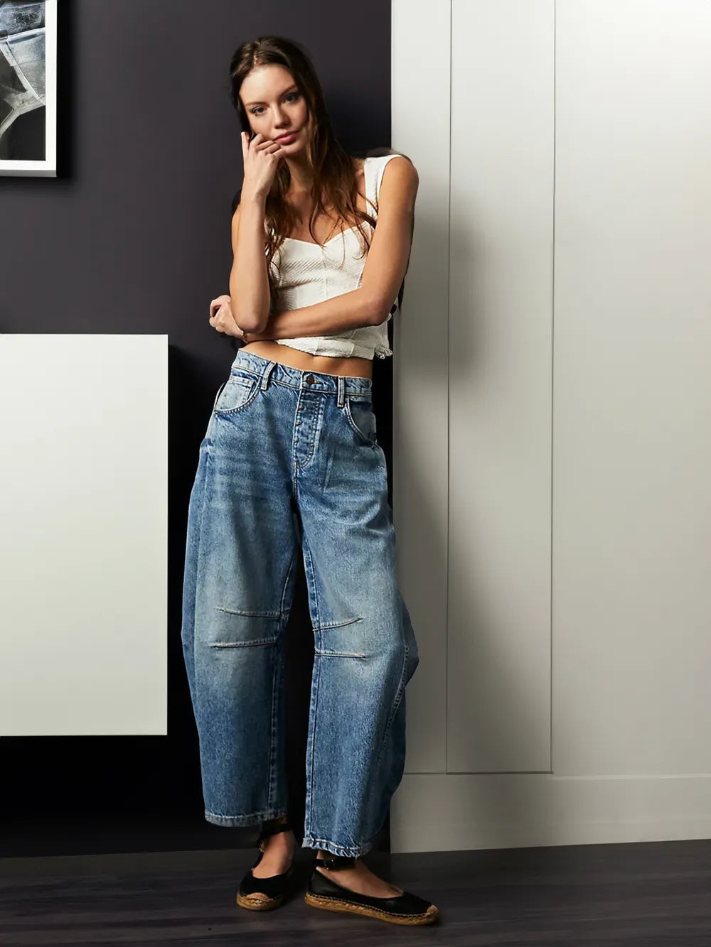 Chic Denimbukser med Høj Talje – Style Møder Komfort