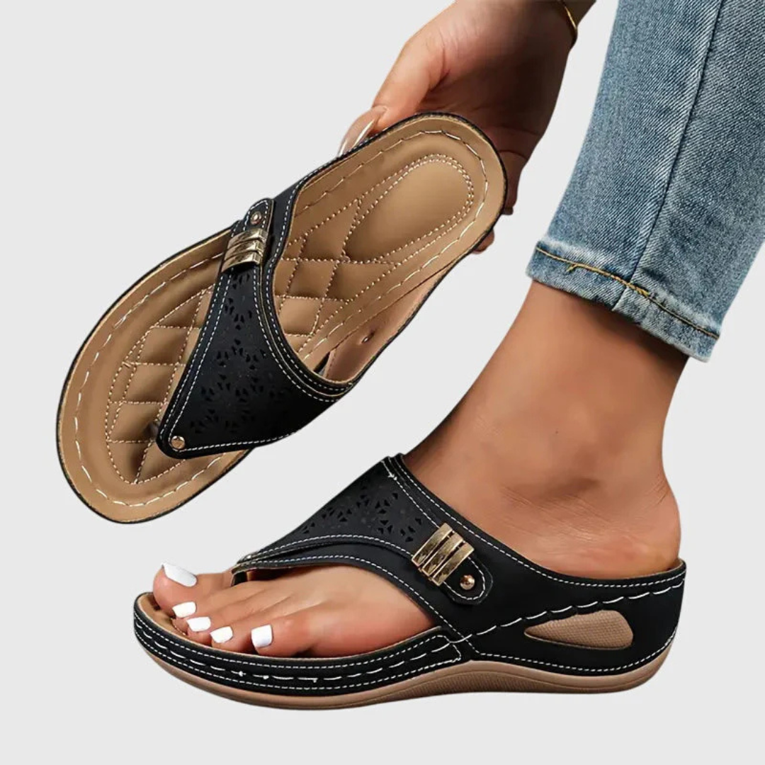 Sophie | Eleganta slip-on-sandaler för sommaren