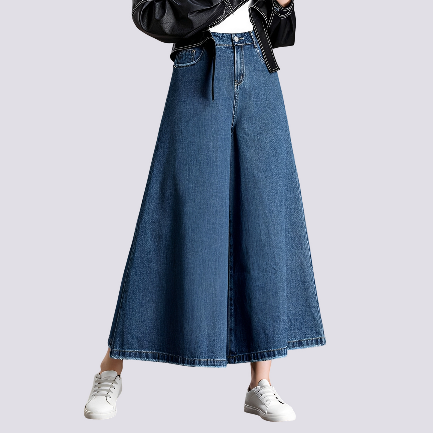 Livia - Eleganta Vida Jeans med Avslappnad Passform för Kvinnor