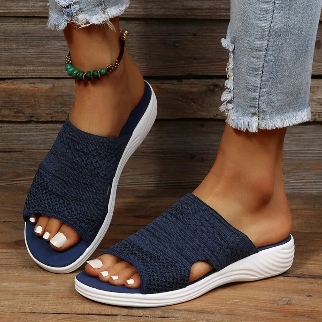 Luna | Trendiga Slip-On Sandaler för Sommarens Elegans