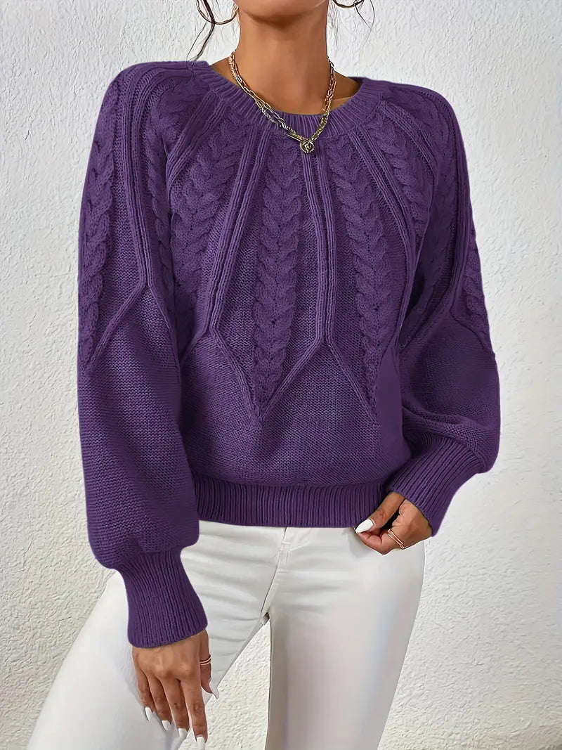 Stilren Pullover med Lång Ärm