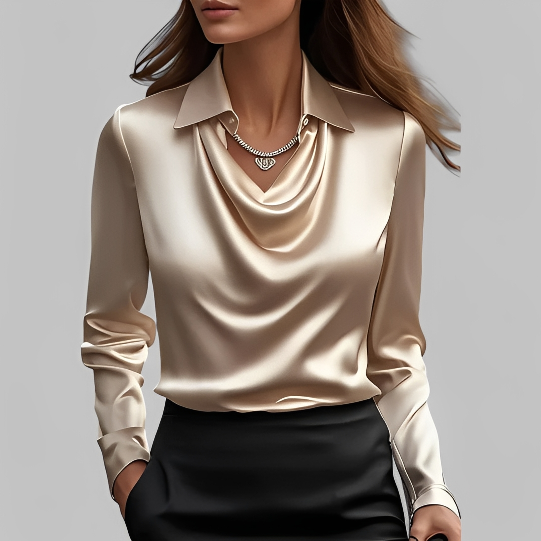 Ava - Elegant Blus för Stilmedvetna