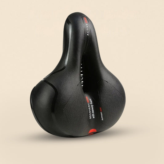 VarmNord – Ergonomisk cykelsæde | Komfortabelt & Stødabsorberende med gelpude | Ideel til lange cykelture & pendlere