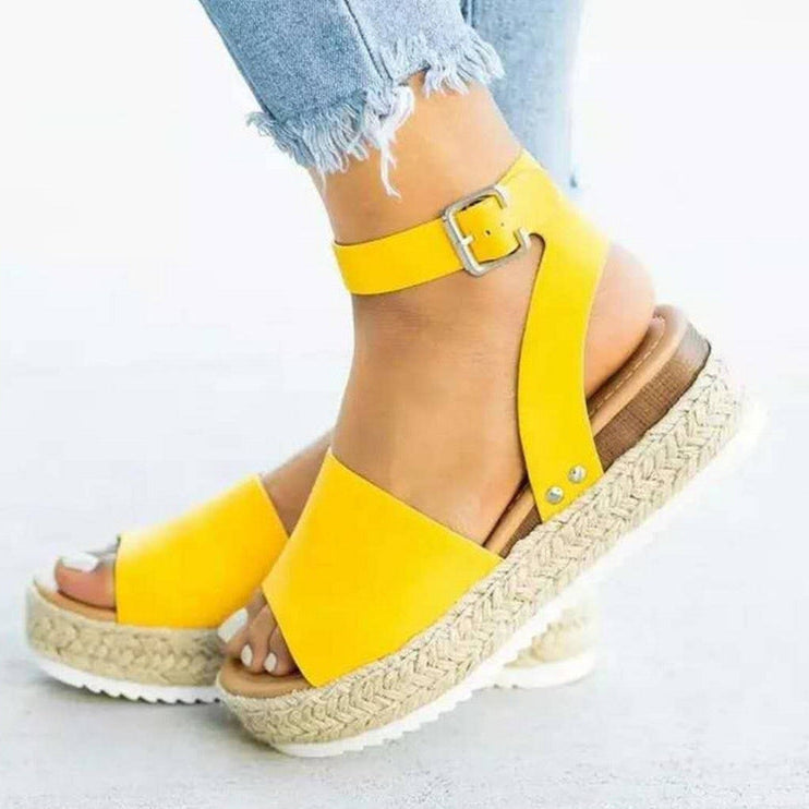Elysia | Eleganta Keilklack Sandaler för Sommardagar