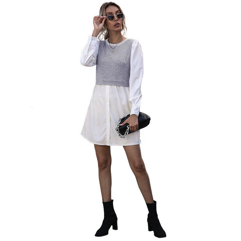 Elegant Blusenkjole med Aftagelig Top fra ModeLuxe