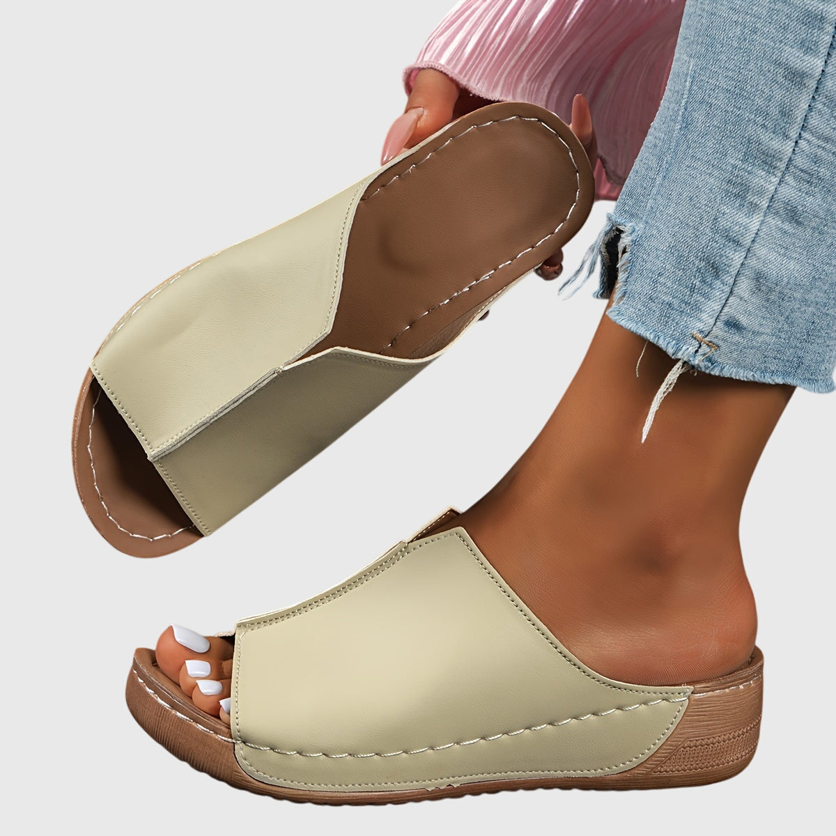 Lysande Elegans | Damers Slip-On Kilklack Sandaler