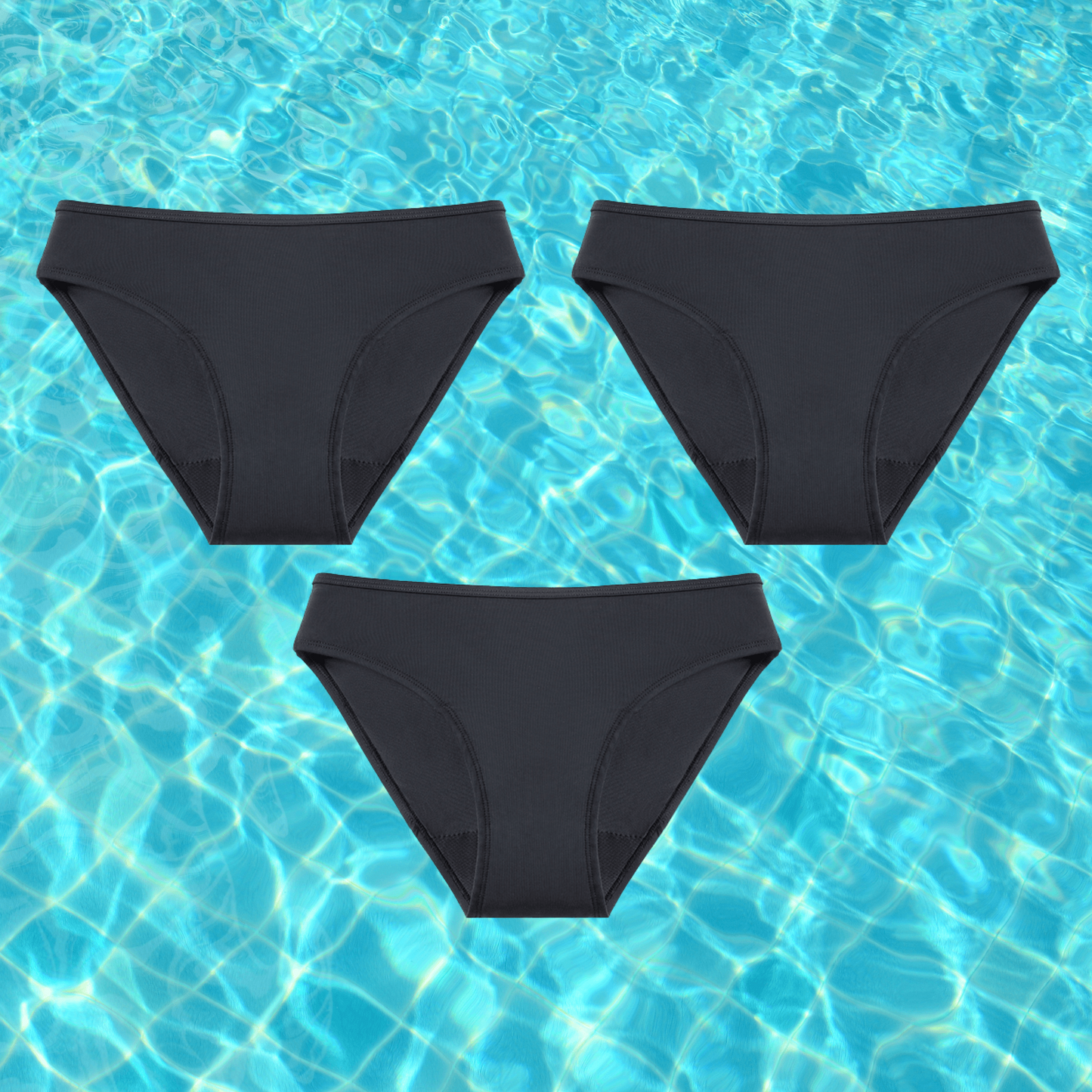 Bikinislip för kvinnor - Menstruationsunderkläder och badkläder