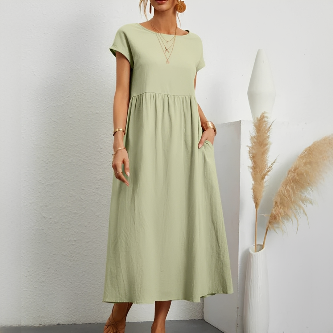 Sommarsensation - Elegant Klänning för Kvinnor