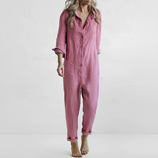 LunaBelle - Stilren jumpsuit med långa ärmar