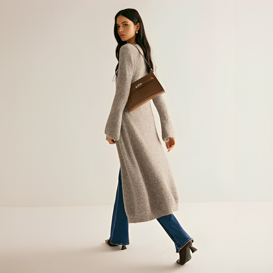 Elysia - Eleganta V-klänning för Varje Tillfälle