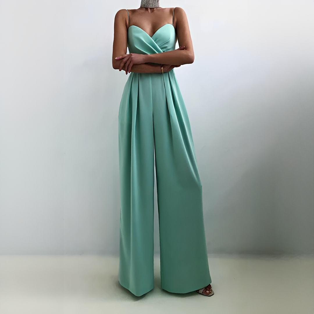 Lysande Jumpsuit för Moderna Kvinnor med Lätt Benvidd